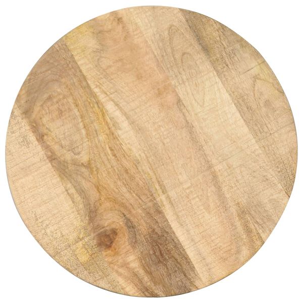 vidaXL サイドテーブル 45x(45-62)cm マンゴー無垢材＆鋳鉄