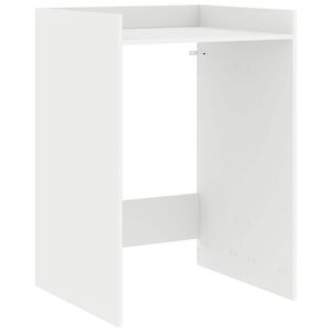 vidaXL 洗濯機キャビネット ストレージ付き ホワイト 67.5 x 62 x 97 cm エンジニアードウッド