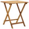 vidaXL 折りたたみビストロ3点セット クッション付き アカシア無垢材