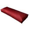 vidaXL 布張り 背もたれ用クッション ワインレッド 120x40x10 cm