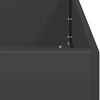 vidaXL プランター ブラック 80x40x80 cm 冷間圧延鋼