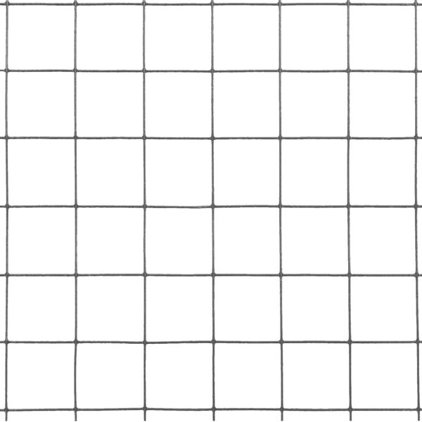 vidaXL ニワトリ 金網フェンス PVC塗装仕上げスチール製 10x0.5m グレー