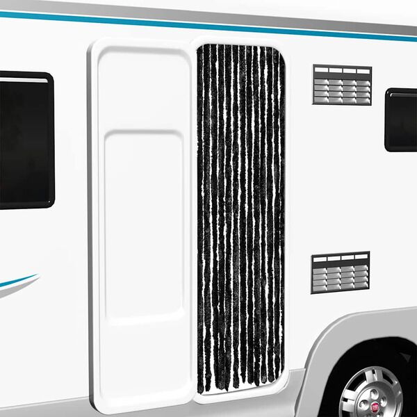 vidaXL 虫よけカーテン アントラシート 56x200 cm シェニール