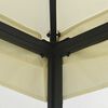 vidaXL ガゼボ ネット付き 300x300x265cm クリーム