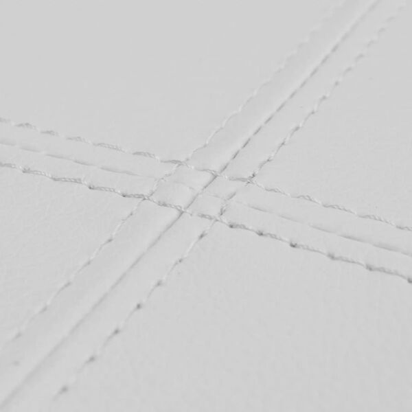 vidaXL 合成皮革製ベンチ 高品質 ホワイト