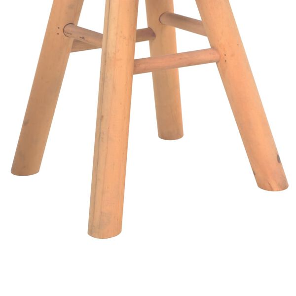 vidaXL スツール ホワイト＆ブラック 布製