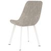 vidaXL ダイニングチェア 2点 ライトグレー 合成皮革製