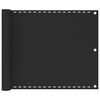 vidaXL バルコニースクリーン 75x600cm 高密度ポリエチレン製 アントラシート