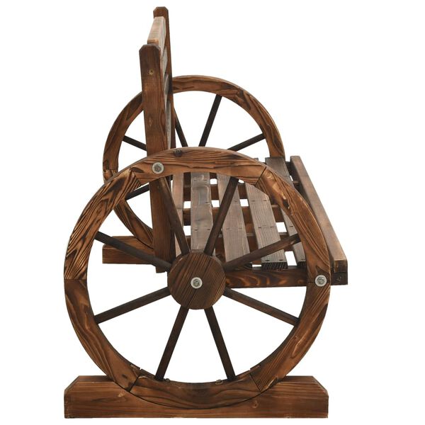 vidaXL ガーデンベンチ 142cm モミ無垢材