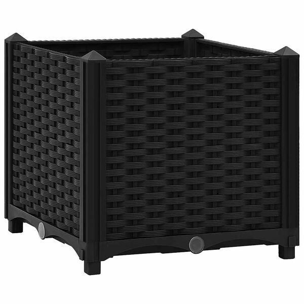 vidaXL レイズドベッド 40x40x38 cm ポリプロピレン