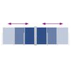 vidaXL 引き込み式サイドオーニング 160x600cm ブルー
