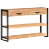 vidaXL サイドボード 120x30x75cm アカシア無垢材