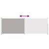 vidaXL 引き込み式サイドオーニング 160x500cm グレー