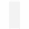 vidaXL サイドボード 白色 60x30x75cm パーティクルボード