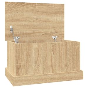 vidaXL 収納ボックス ソノマオーク 50x30x28 cm エンジニアードウッド