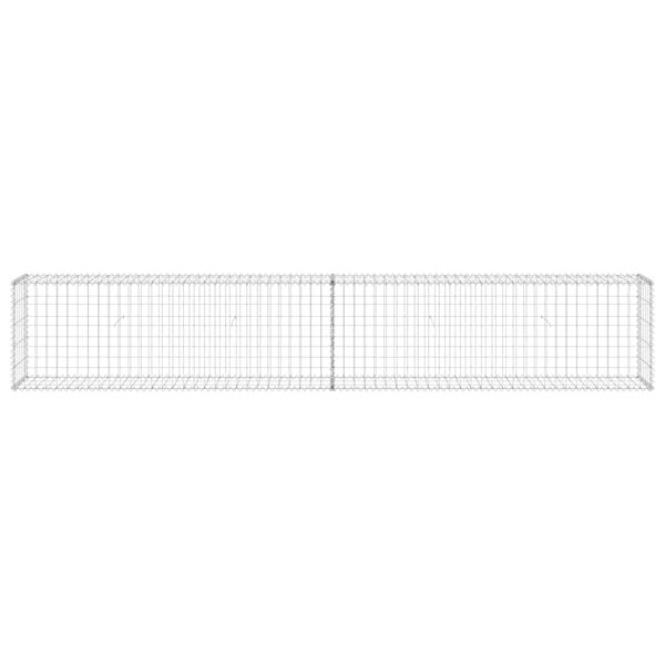 vidaXL ガビオンウォール カバー付き 亜鉛メッキ鋼製 300x30x50cm