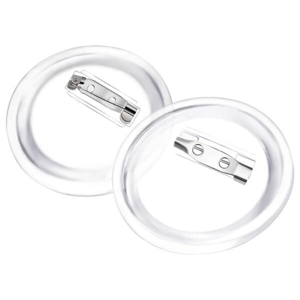 vidaXL 缶バッジキット 安全ピン付き 100セット アクリル製 44mm