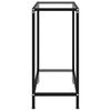 vidaXL コンソールテーブル 透明 60x35x75cm 強化ガラス製