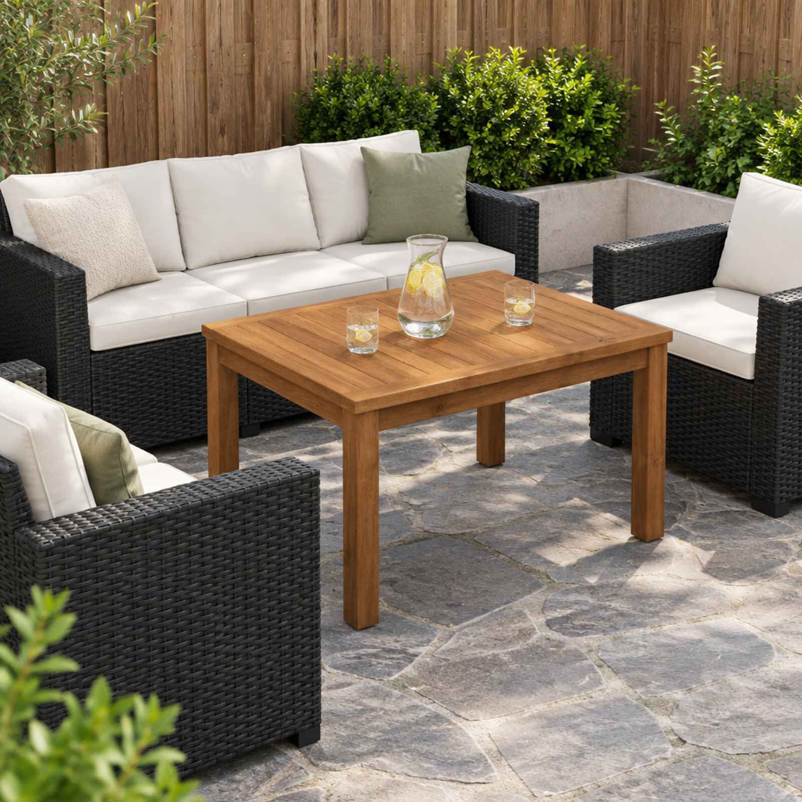 vidaXL コーヒーテーブル ナチュラル 49 x 60.5 x 36 cm ソリッド