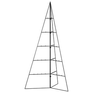 vidaXL 金属製クリスマスツリー デコレーション用 ブラック 100cm