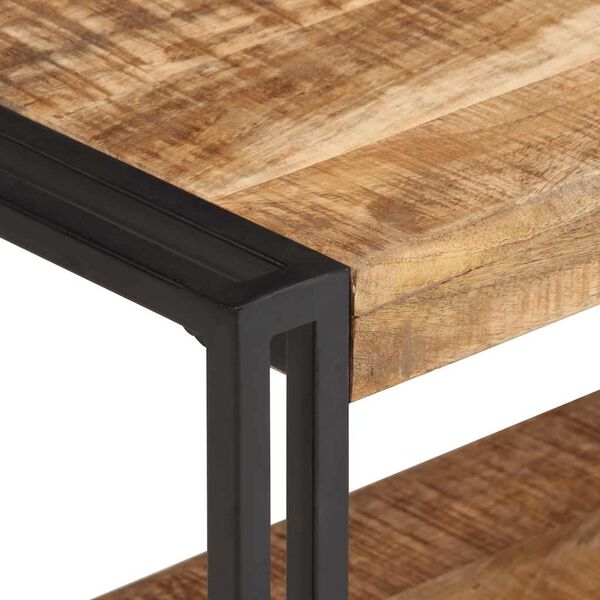 vidaXL TVキャビネット 120x30x40cm マンゴーウッド 無垢材 (粗目)