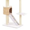 vidaXL キャットタワー サイザル麻製 爪とぎポール付き シーグラス製