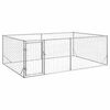 vidaXL 屋外用犬小屋 ドア付き 3x2x1m 亜鉛メッキ鋼