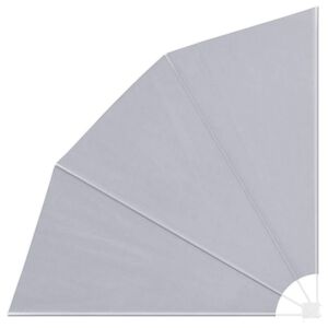 vidaXL 折りたたみ式 バルコニー用 サイドオーニング グレー 210x210cm
