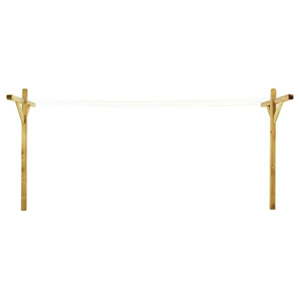 vidaXL ランドリーラック 2点 120x170 cm 含浸パイン材