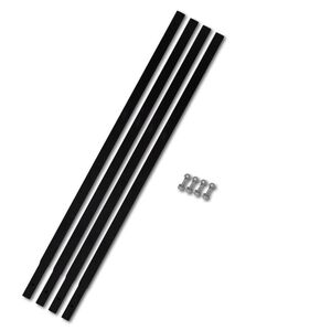 vidaXL 掘削ドリル専用 延長チューブ 4x1m チューブ接続部品 スチール製