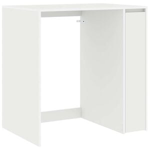 vidaXL 洗濯機キャビネット ストレージ付き ドア付き ホワイト 87 x 60 x 89 cm エンジニアードウッド