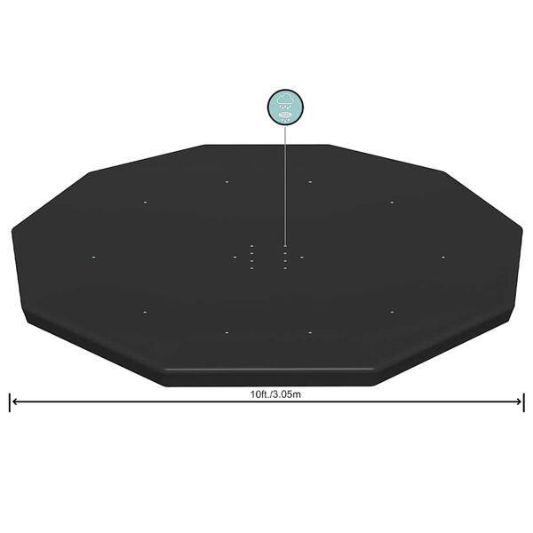 Bestway Bestway プールカバー Flowclear 305 cm