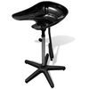 vidaXL 理美容室用 シャンプー台 黒色