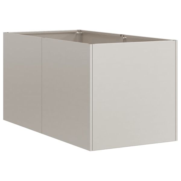 vidaXL プランター ラスティ 40x80x40 cm 耐候性スチール