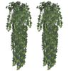vidaXL ツタ 人工観葉植物 グリーン 90cm