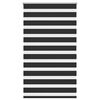 vidaXL ゼブラ ブラインド 100x175cm ブラック