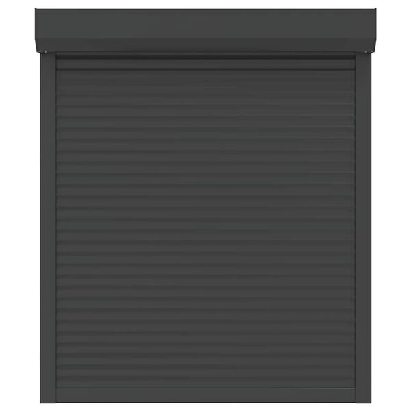 vidaXL ローラーシャッター 110x130cm アルミ製 アントラシート