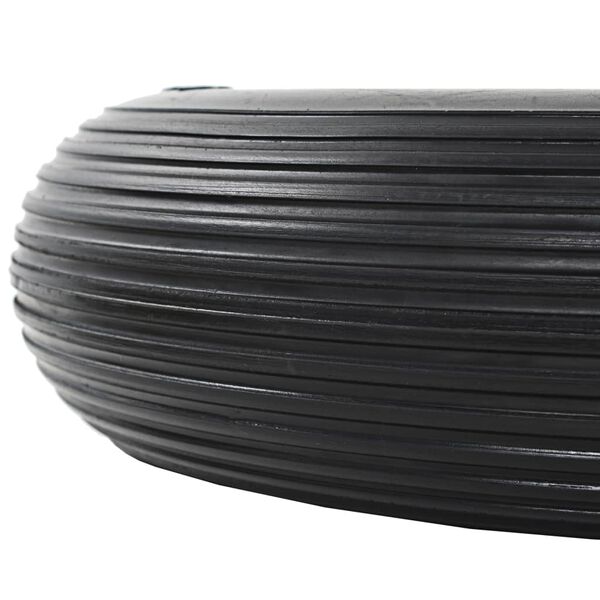 vidaXL 一輪車用 車輪 2点セット車軸付き PU 4.00-8 390mm