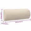 vidaXL デッキチェア用 ヘッドレスト クリーム 40x7.5x15 cm 合成繊維