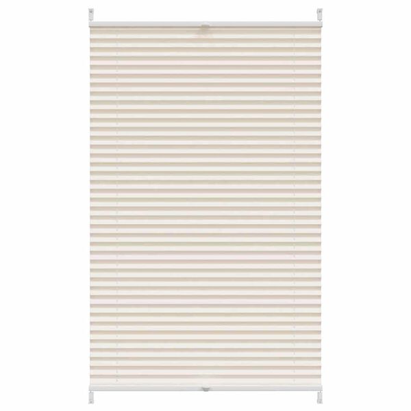vidaXL プリーツブラインド 70x125cm クリーム