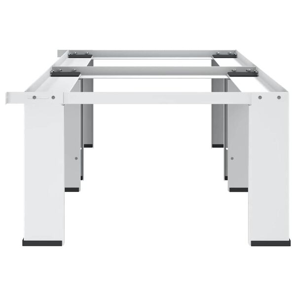 vidaXL 洗濯＆乾燥機台 ダブル ホワイト