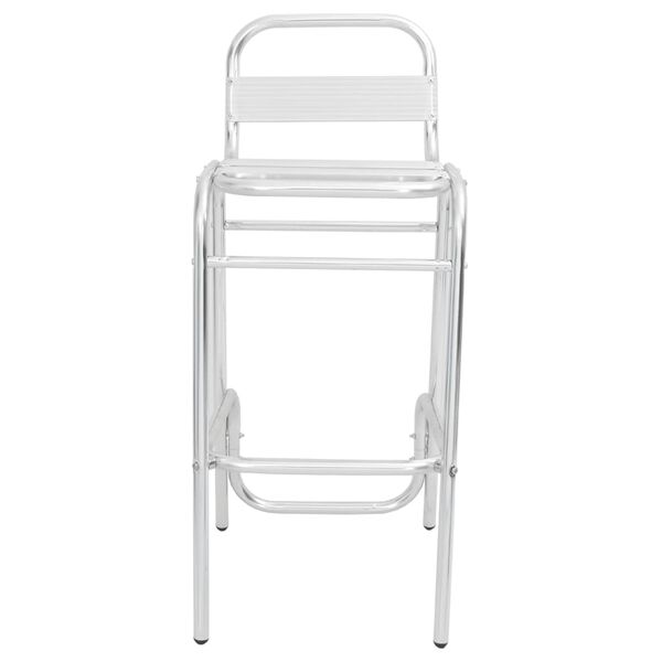 vidaXL 積み重ね可能 バースツール 2点 アルミ製