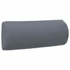 vidaXL デッキチェア用 ヘッドレスト グレー 40x7.5x15 cm 合成繊維