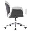 vidaXL スイベルオフィスチェア グレー ファブリック
