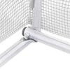 vidaXL 温室 スチールフレーム ホワイト 6m² 3x2x2 m