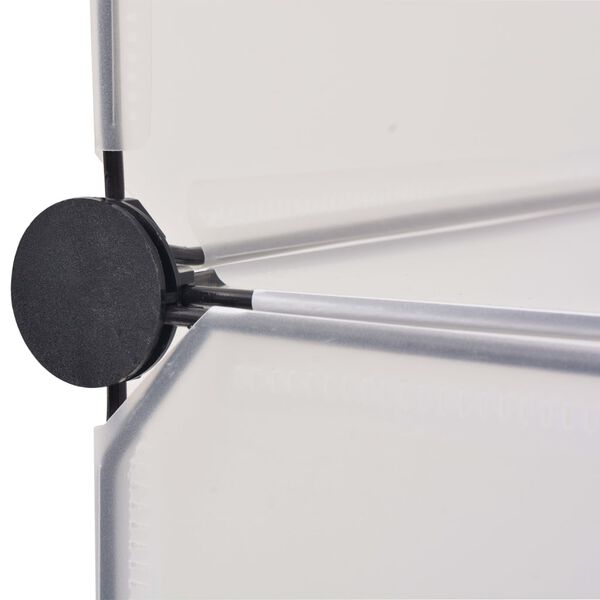 vidaXL 連結式 靴収納 12点 ホワイト