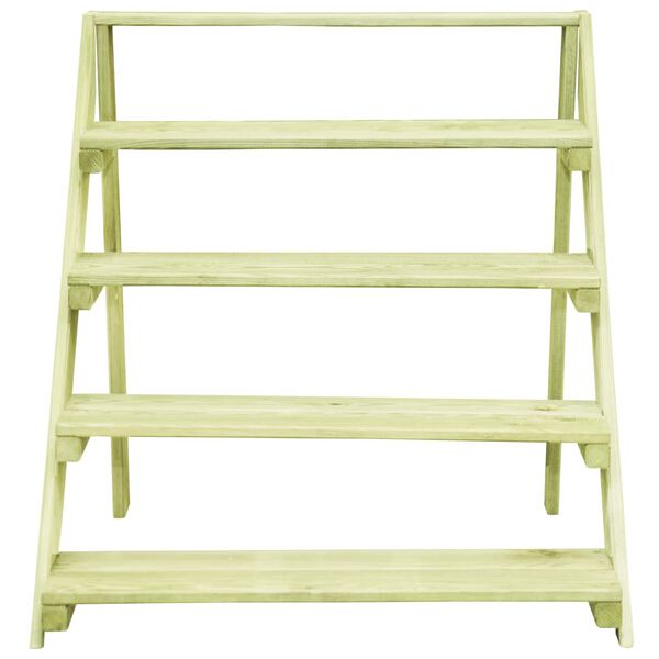 vidaXL プラントスタンド 80x80x80cm 含浸木材