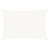 vidaXL サンシェードセイル 160g/m² ホワイト 4x5m 高密度ポリエチレン