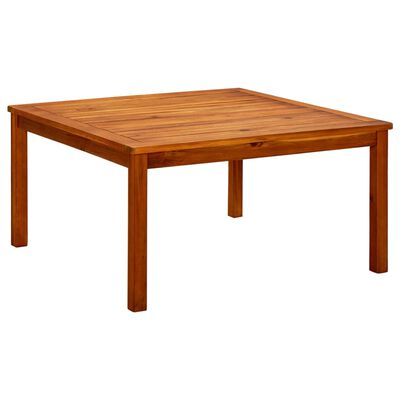 vidaXL ガーデンコーヒーテーブル 85x85x45cm アカシア無垢材