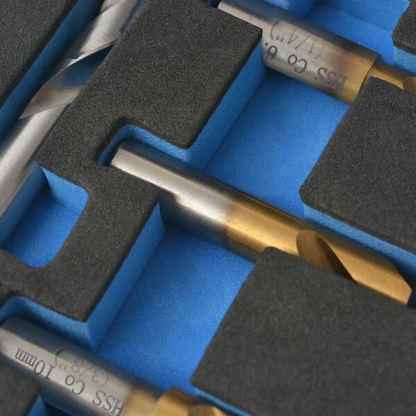 vidaXL スポット溶接ドリルビット 4点セット HSS